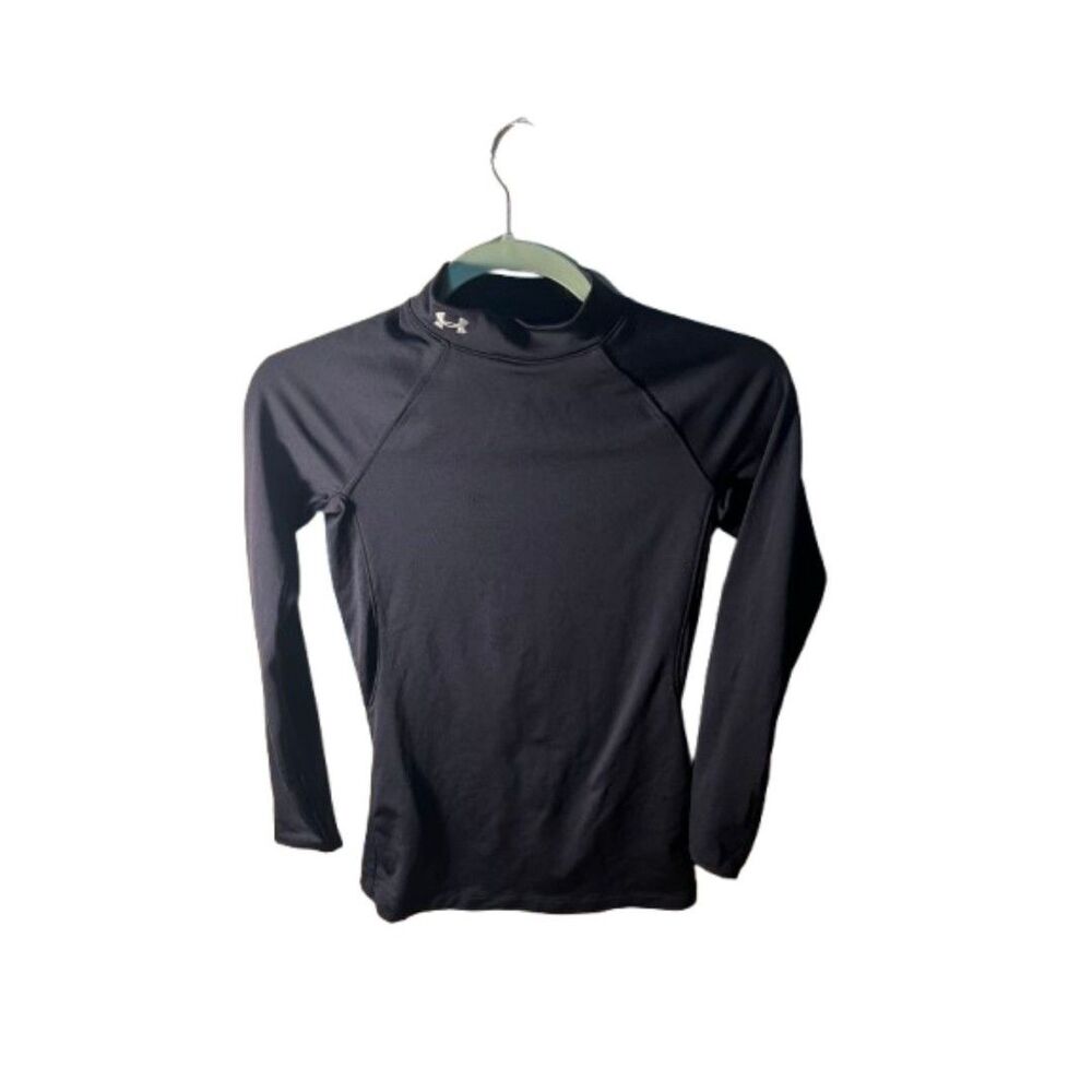 Under Armour ColdGear Mock-Neck Compression Baselayer Long Sleeve Shirt